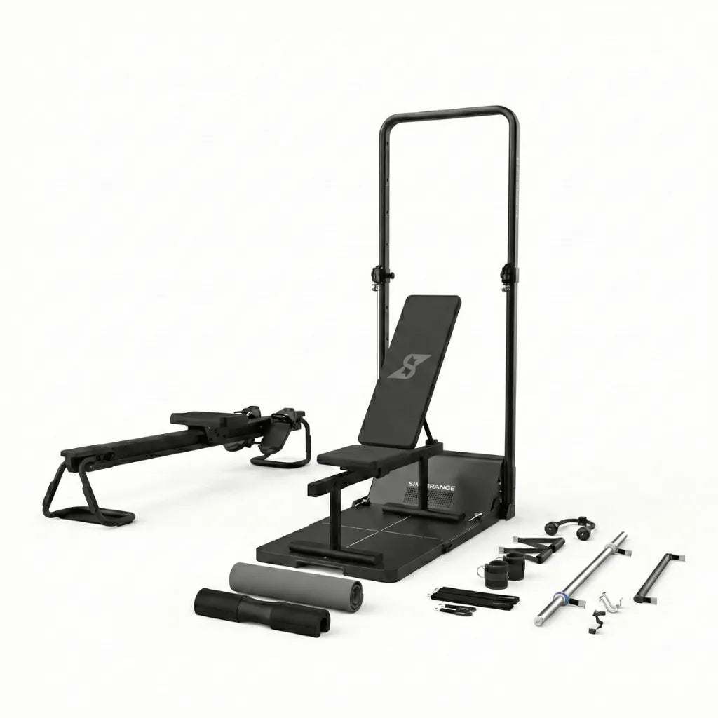 Academia em Casa Multifuncional 8 em 1 com 12 acessórios